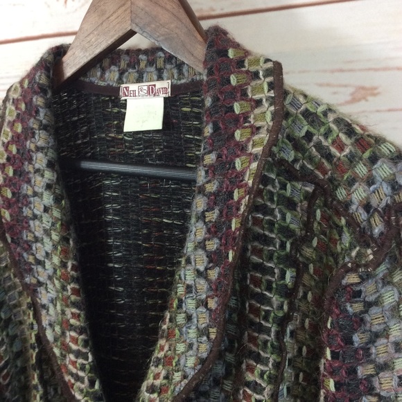 Neil & David. Cardigan Blazer. Multi toned. - Picture 5 of 5